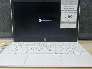 HP Chromebook 11a-na0502sa (Cpu mediatek, 4gb ram, 32gb ssd)  1490 lei