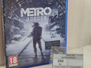 Disc PS4  Metro exodus  260 lei