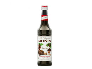 Sirop Brownie Negresa de Monin, Gust Dulce-Amărui din Ciocolată, Nuci și Unt foto 2