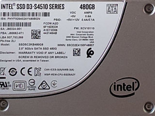новые ssd 2.5" crucial 480gb - 900 лей, Intel 480gb - 1000 лей. ssd б/у от 250 лей. foto 2