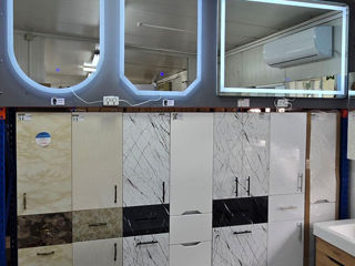 Set mobila pentru baie / dulap / oglinda / modele cu diferite dimensiuni / мебель для ванной комнаты foto 9