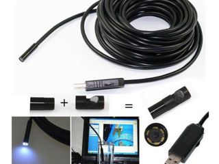 Endoscop android mini USB Type-C и USB гибки эндоскоп, 2,5,10,15 метр foto 2