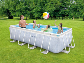 Cadru piscina Chevron Prism Cadru 400x200x100cm, 6836l, + pompa, scară foto 2