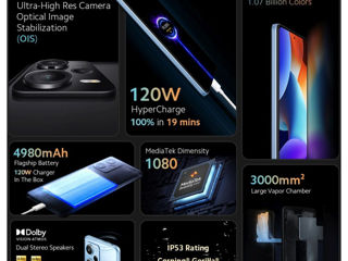 Xiaomi Redmi Note 12 Pro Plus 5G 256 GB, 12 GB RAM, Obsidian Black
