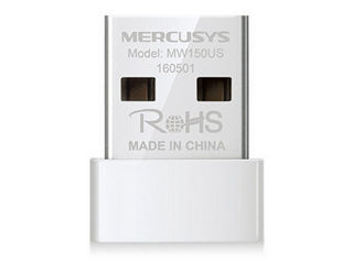 Usb2.0 Nano Wireless N Lan Mercusys Tp-Link "Mw150Us", 150Mbps