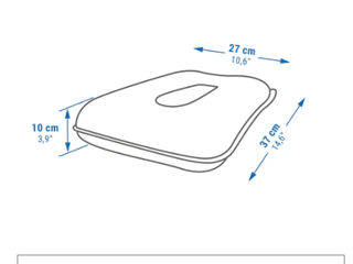 Надувная подушка для кемпинга Quechua Air Basic foto 2