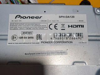 Pioneer sph-da120 apple carplay stereo магнитола  фото 5