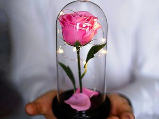 Роза в колбе  trandafir veșnic foto 3