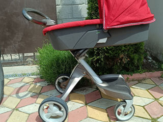 Cărucior 2 in 1 Stokke V3 roșu foto 1