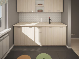 Bucătărie cu design minimalist de 2.0m
