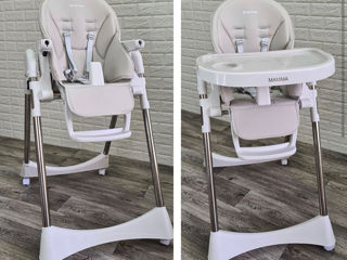 Продам стульчик для кормления Glamvers Mamma Plus Light Grey foto 1