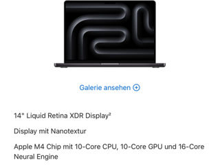 MacBook Pro 14 M4 2024 24gb Ram 1TB SSD Display Nano - Texture Sigilat Original Garantie Apple foto 4