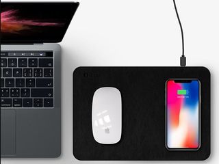 Biaze mouse pad cu wireless charger incorporat foto 1