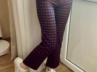 Pull and Bear Pantaloni in carouri XS foto 4