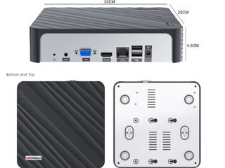 NVR 4K 8MP 16ch PoE H265 XMeye foto 3