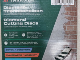 Discuri diamantate Parkside 76mm /125mm foto 3