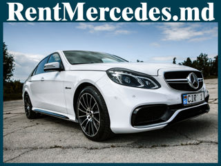 Chirie/аренда Mercedes Benz AMG E63 alb/белый foto 13
