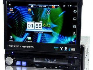 Автомагнитола pioneer s600 gps + tv 7 inch 1din gps+ usb+cd + dvd + tv+bt+ipod+camera. кредит! foto 1