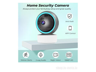 TYS02 Security Camera 1080P Tuya WiFi, Видеокамера, Видео-няня. foto 6