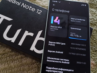 Redmi note 12 turbo 16+3/1024 gb фото 1