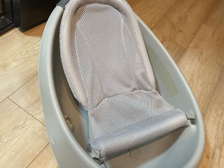Cădiță de baie pentru bebeluși Moby Skip Hop – Grey