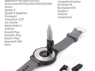 USB для передачи данных для наручных часов Garmin Fenix 5X, 5X 5S 6 6X P фото 4