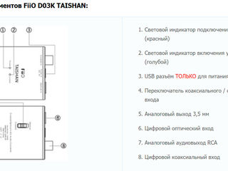 DAC (Convertor audio digital la analog) - FiiO D03K TAISHAN foto 4