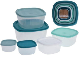 Set Containere Alimentare Eh 6Piese, Plastic foto 2