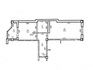 Apartament cu 1 cameră, 55 m², Sculeni, Chișinău