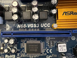 ASRock N68-VGS3 UCC Socket AM3 DDR3 - 300Lei foto 2