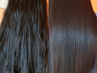 Îndreptarea părului cu keratină