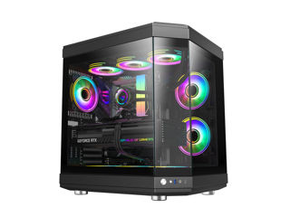 Carcase PC cu RGB DEEPCOOL, Gamemax, SHARKOON, be quiet!, Chieftec, NZXT cele mai bune prețuri! foto 6