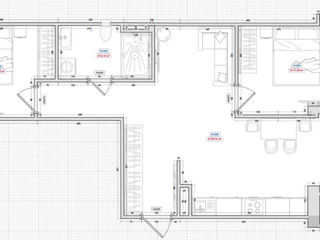 Apartament cu 2 camere, 65 m², Periferie, Dumbrava, Chișinău mun. foto 2