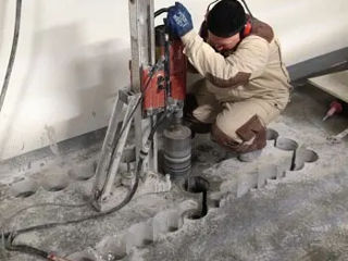 Gaurirea diamanta al betonului armat pentru canalizare apeduct ventelare demolarea terea betonului а foto 8