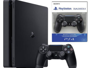 PlayStation 4 Pro / Slim / Fat (1Tb) + 20 jocuri (GTA V, FC 25, Minecraft). foto 1