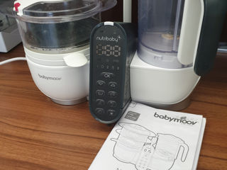 Robot multifunctional 5 in 1 Babymoov Nutribaby+ Loft White și pompă de sân manuală Philips Avent foto 1