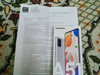 Новенький Samsung A51 4/64GB, серый, гарантия orange 2 года foto 1