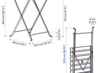 IKEA !!! Set Masă +2 scaune pliante pentru Terasă, Balcon, Grădină..În Stoc, La comandă și altele foto 4