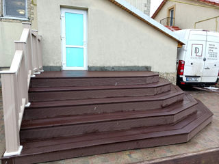 Porti, garduri, fațade, terase, balustrade din profileWPC Decking (террасная доска)  Декинг foto 2