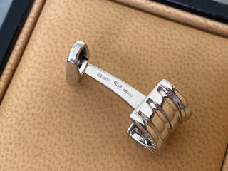 Запонки булгари, оригинал , Butoni Bvlgari , Bvlgari B.ZERO1 Sterling Silver Cufflinks foto 7