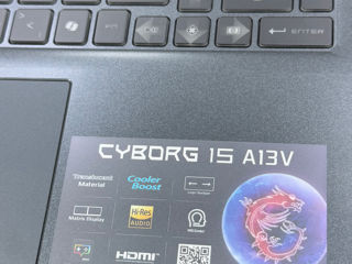 Cyborg 15 A13VE GeForce RTX4050/6GB GDDR6 512GB SSD foto 4