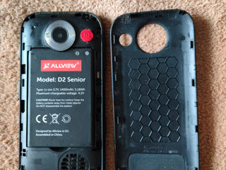 499 лей  - Для Пожилых - Мобильный телефон Allview D2 Senior DUOS Black б.у. foto 2