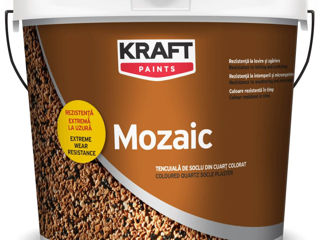 Tencuiala decorativă cu piatră KRAFT Mozaic  25kg (21 de culori)  Декоративная Мозаика штукатурка