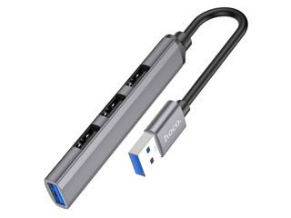 Adaptor Hoco HB26 4 în 1 (USB la USB3.0+USB2.0*3) foto 1
