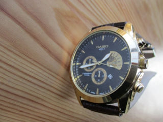 Casio . Edifice.Gold.made in Japan.оригинал. японский часовой завод .часы Новые foto 4