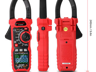 Multimeter MAYILON HT208D, AC 1000A/DC 1000A Токовые клещи, Мультиметр. foto 3