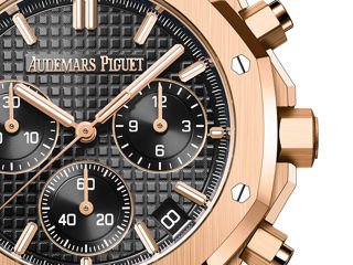 Audemars Piguet ROYAL OAK Pink Gold Black Dial CHRONOGRAPH 41mm foto 3