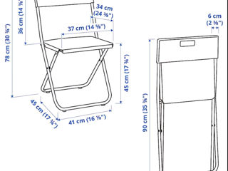 IKEA !!! În stoc set Askholmen, Tarno..set masa+2 scaune pliante, pentru gradina, terasă, balcon.. foto 5