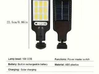 Lumina stradală, lampa senzor pentru casa foto 6