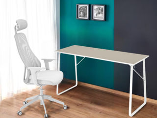 Set de mobilă pentru oficiu IKEA (Aspect Frasin/Gri)